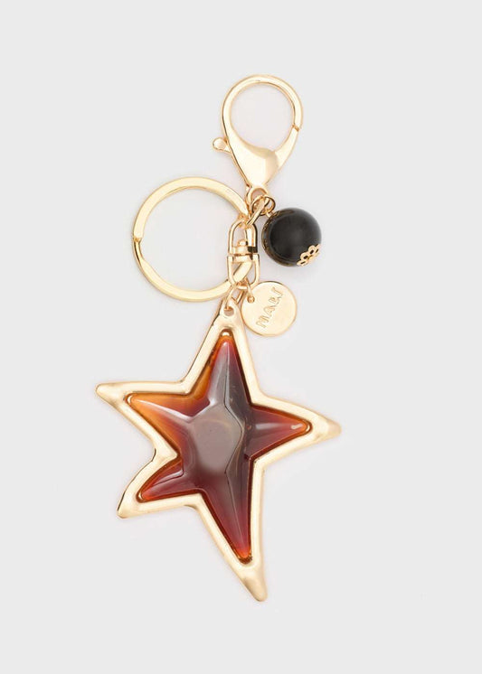 PORTACHIAVI/CHARM STAR RESINA CAFFE’ NALÌ