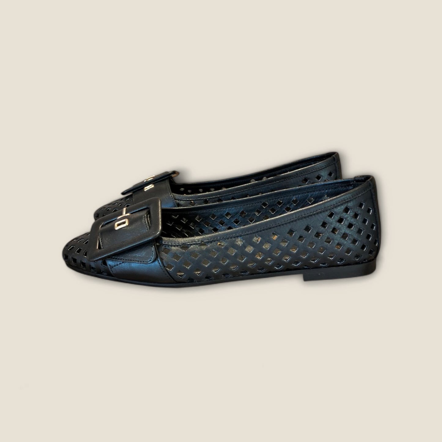BALLERINA TRAFORATA CON FIBBIA SHADDY