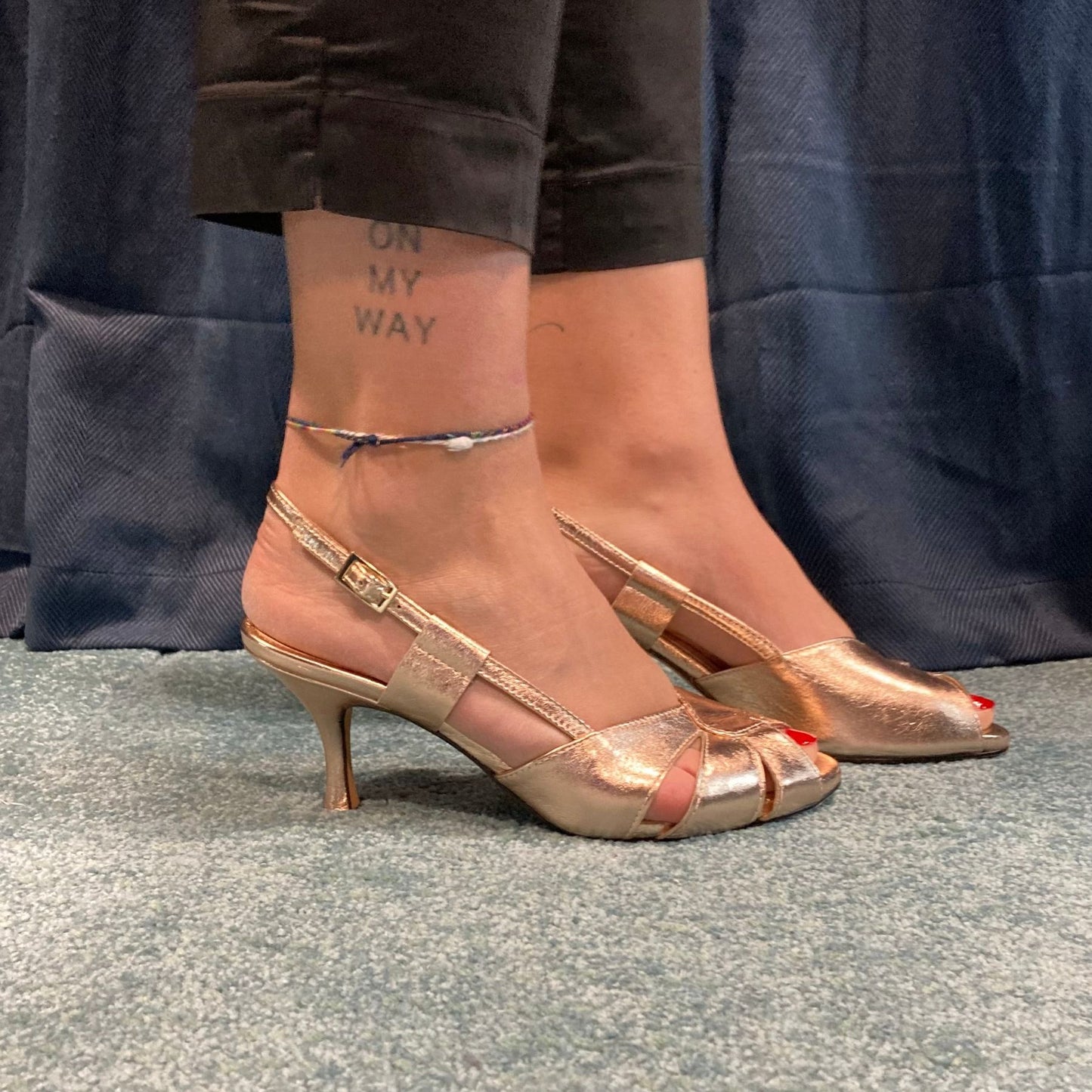 SANDALO MET ORO ROSA BRERA ARTIGIANI DI MILANO