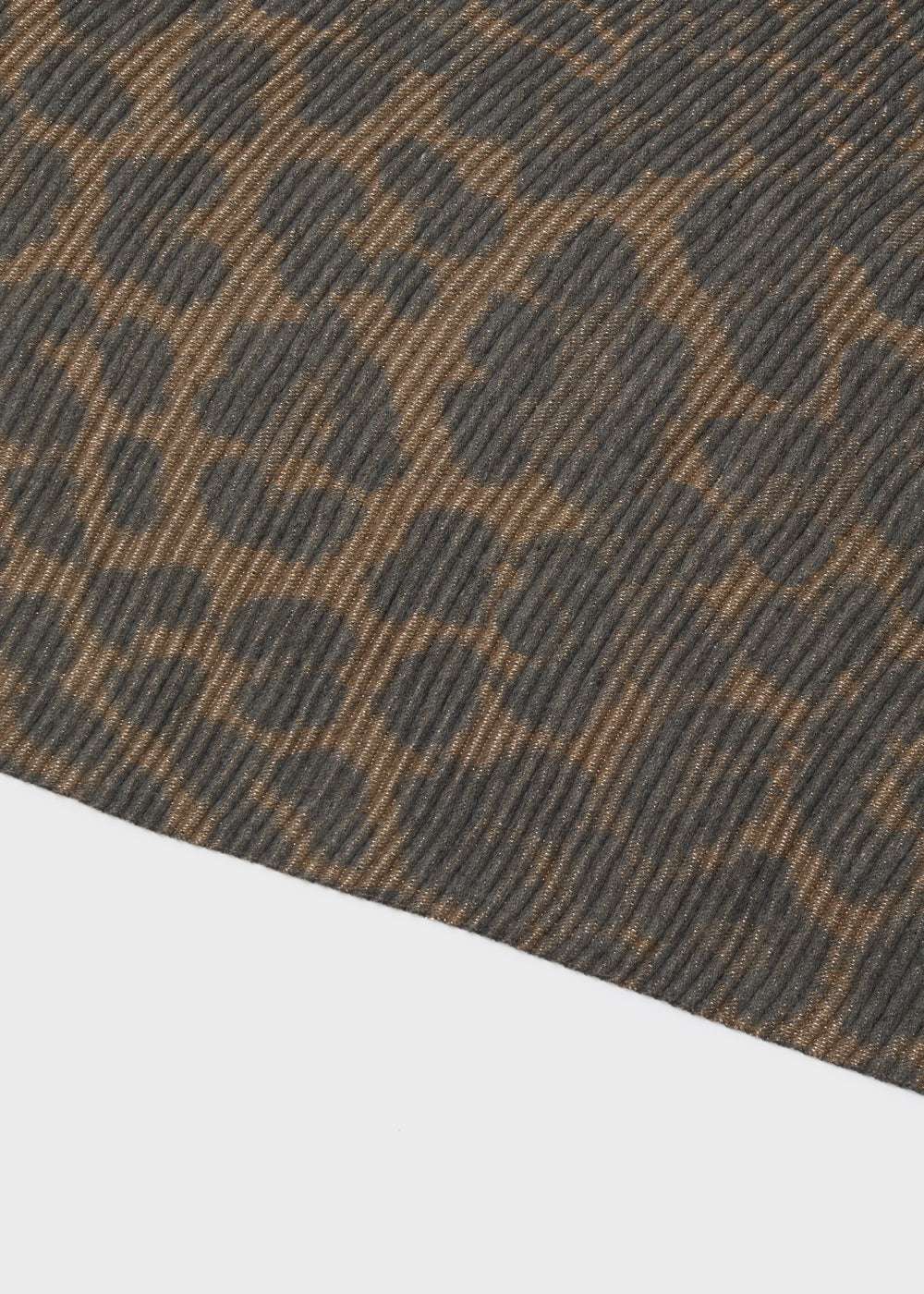 SCIARPA ANIMALIER LUREX PLISSE ORO/GRIGIO NALÍ
