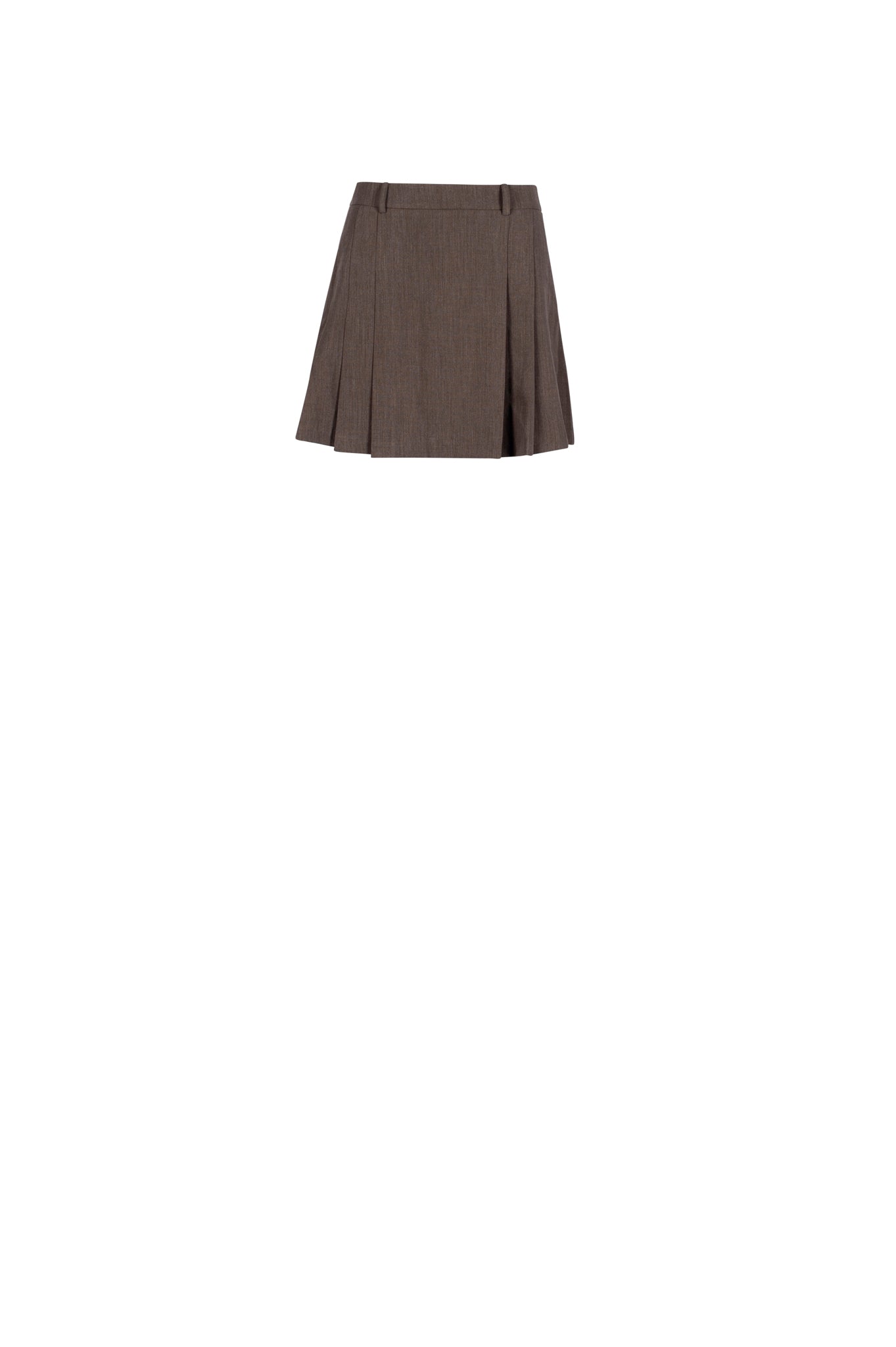 GONNA CORTA CON PIEGHE ANONYME DESIGNERS