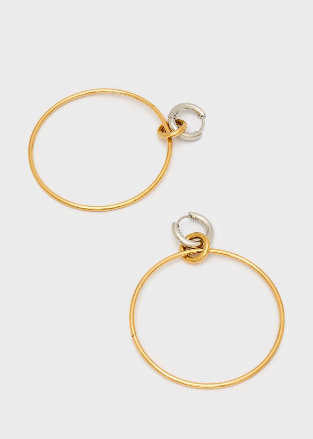 ORECCHINI CERCHIO OVER ACC.INO.PLAC.ORO 18 NALÍ