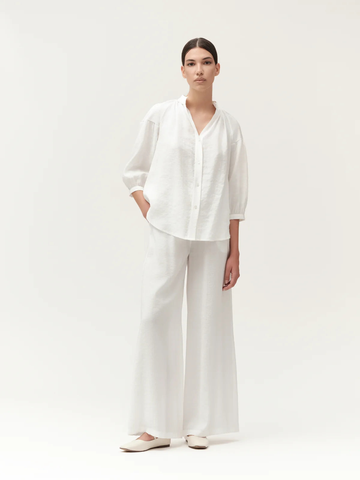 CASACCA MANICA SBUFFO WHITE WISE