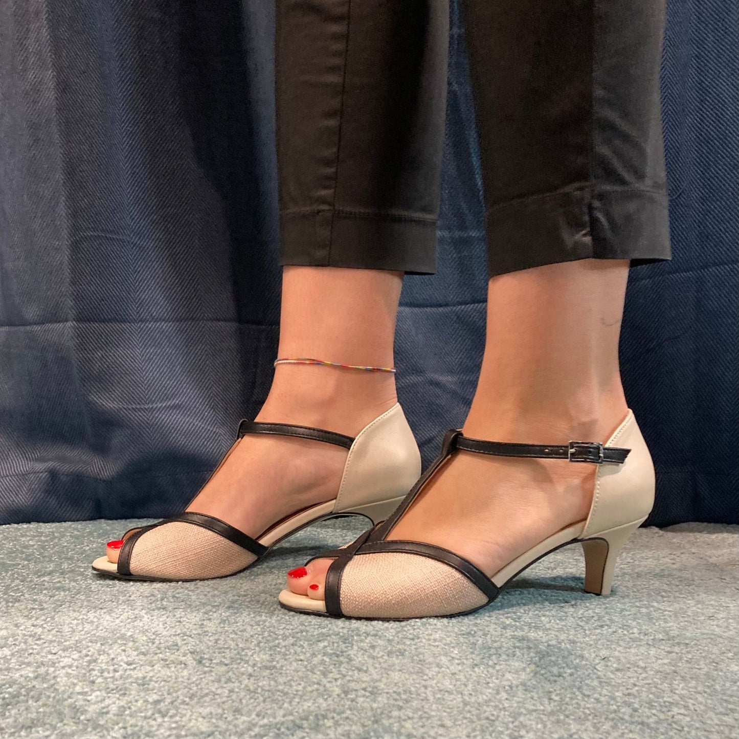 CINTURINO TANGO BICOLORE ROSA MONDI»