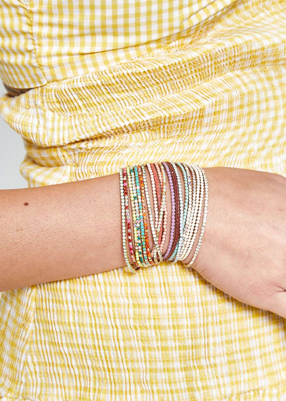 SET BRACCIALI LILY ELASTIC GIALLO MULTI NALÍ