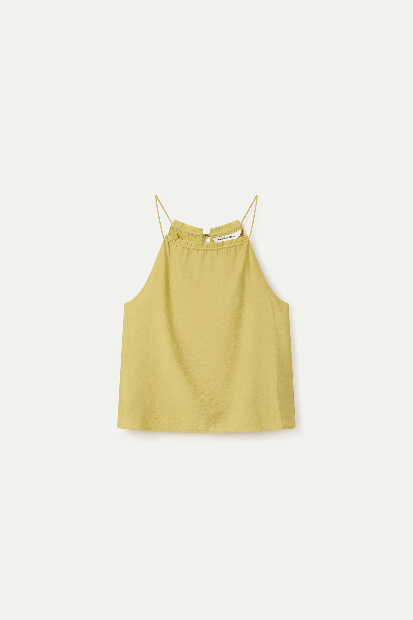 Top verde con scollo all’americana COMPANIA FANTASTICA