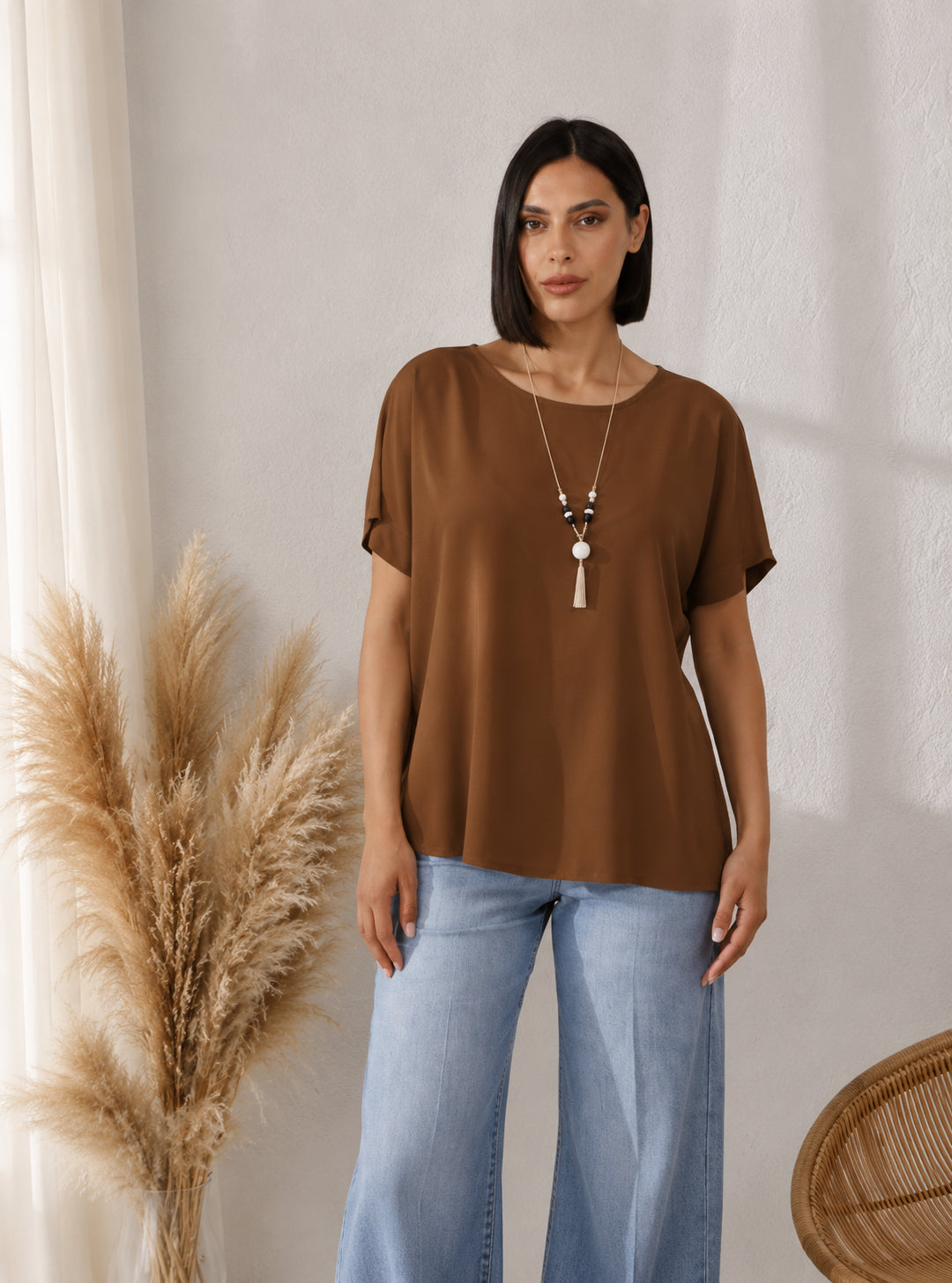 Blusa Morbida Maniche Scese LIZALÙ