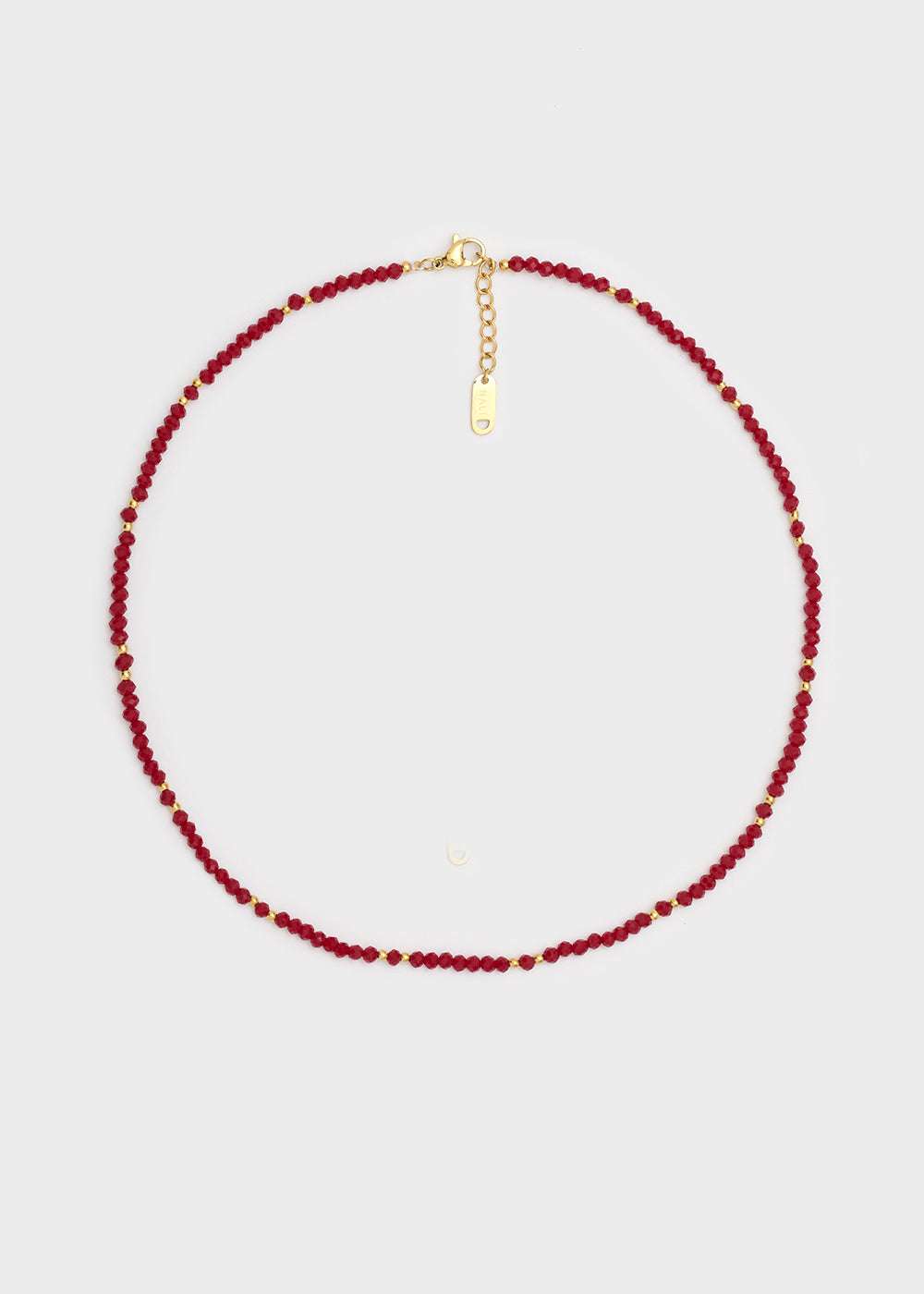 COLLANA MARY PERLINE ROSSO/ORO NALÍ