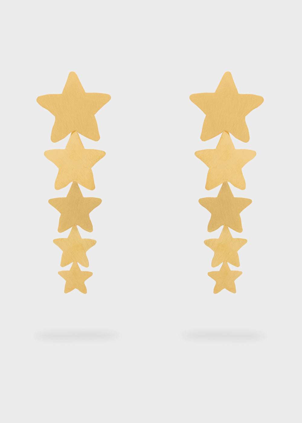 ORECCHINI LUNGHI PENDENTI STELLE ORO NALÍ