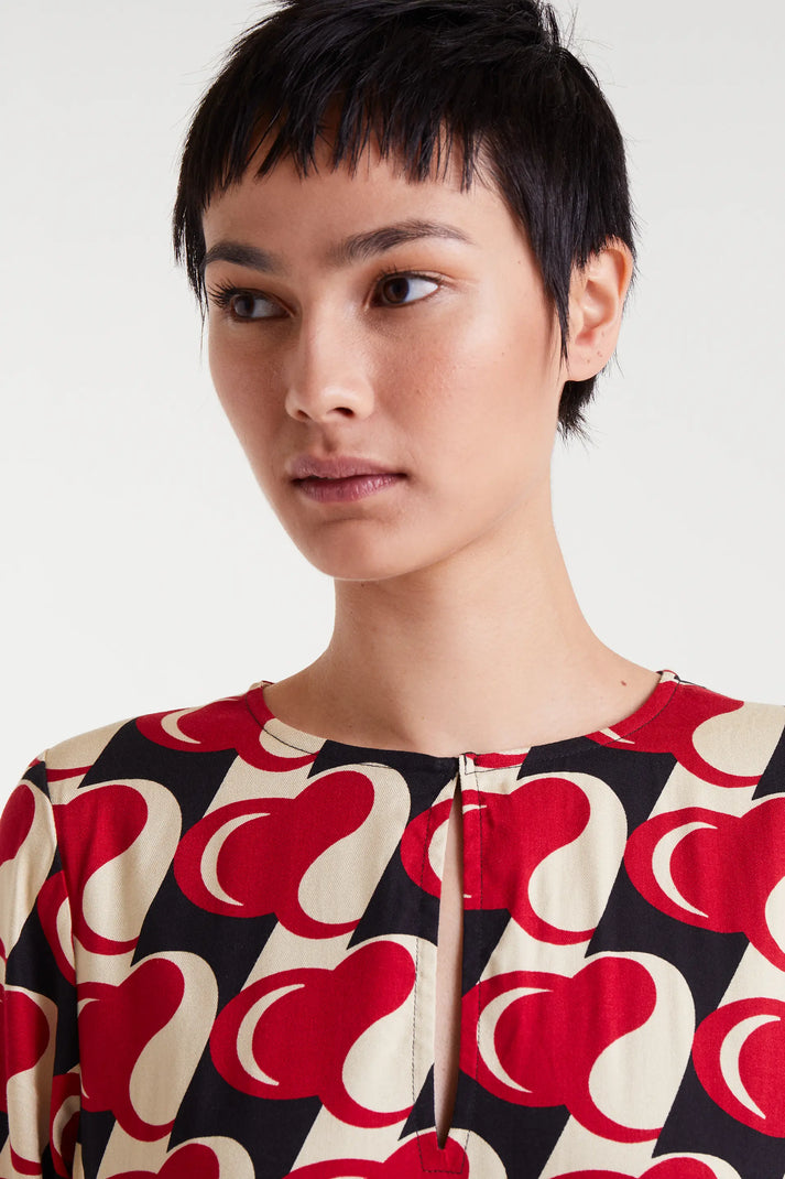 ABITO CORTO STAMPA HEART ATTACK CONPANIA FANASTIACA