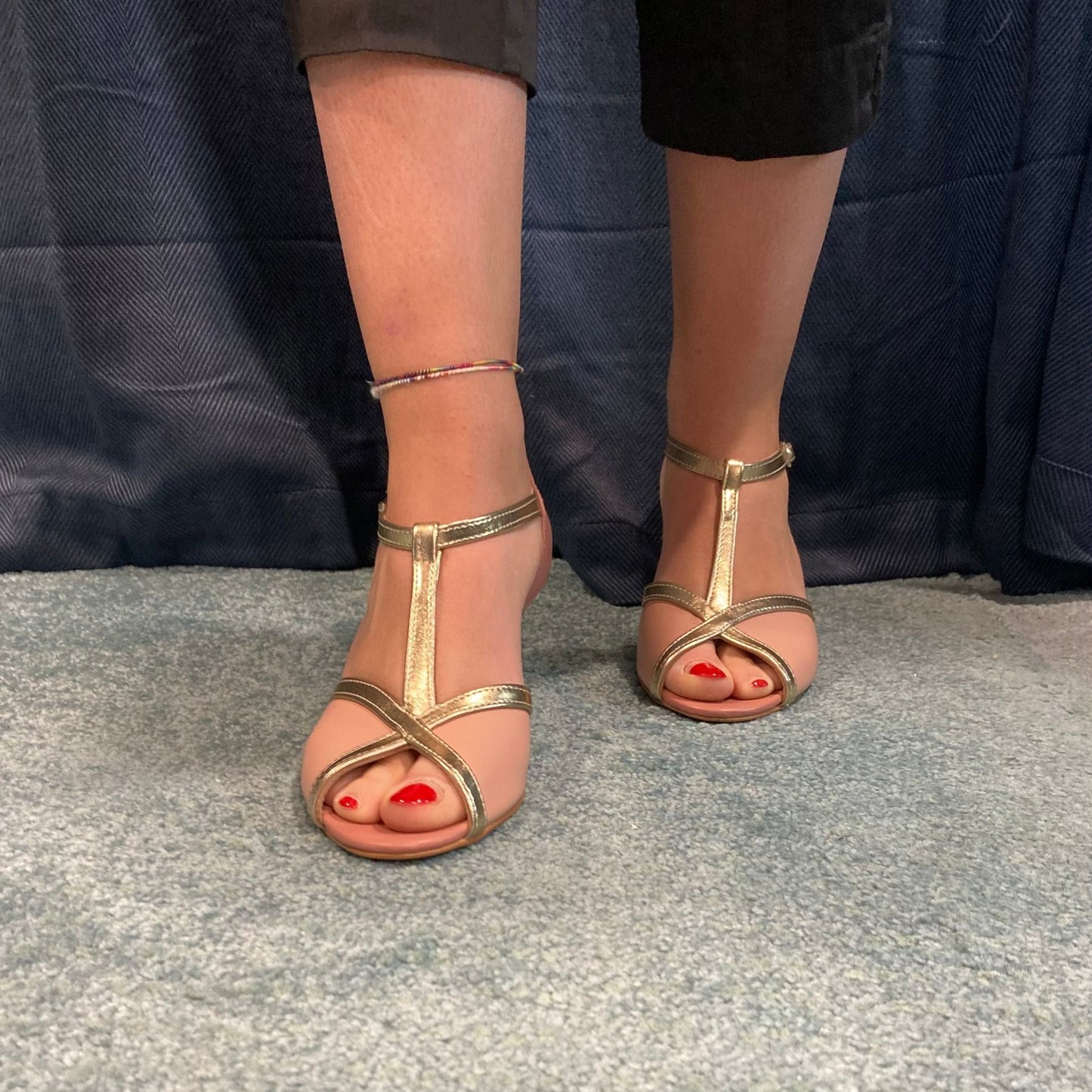 CINTURINO TANGO BICOLORE ROSA MONDI»