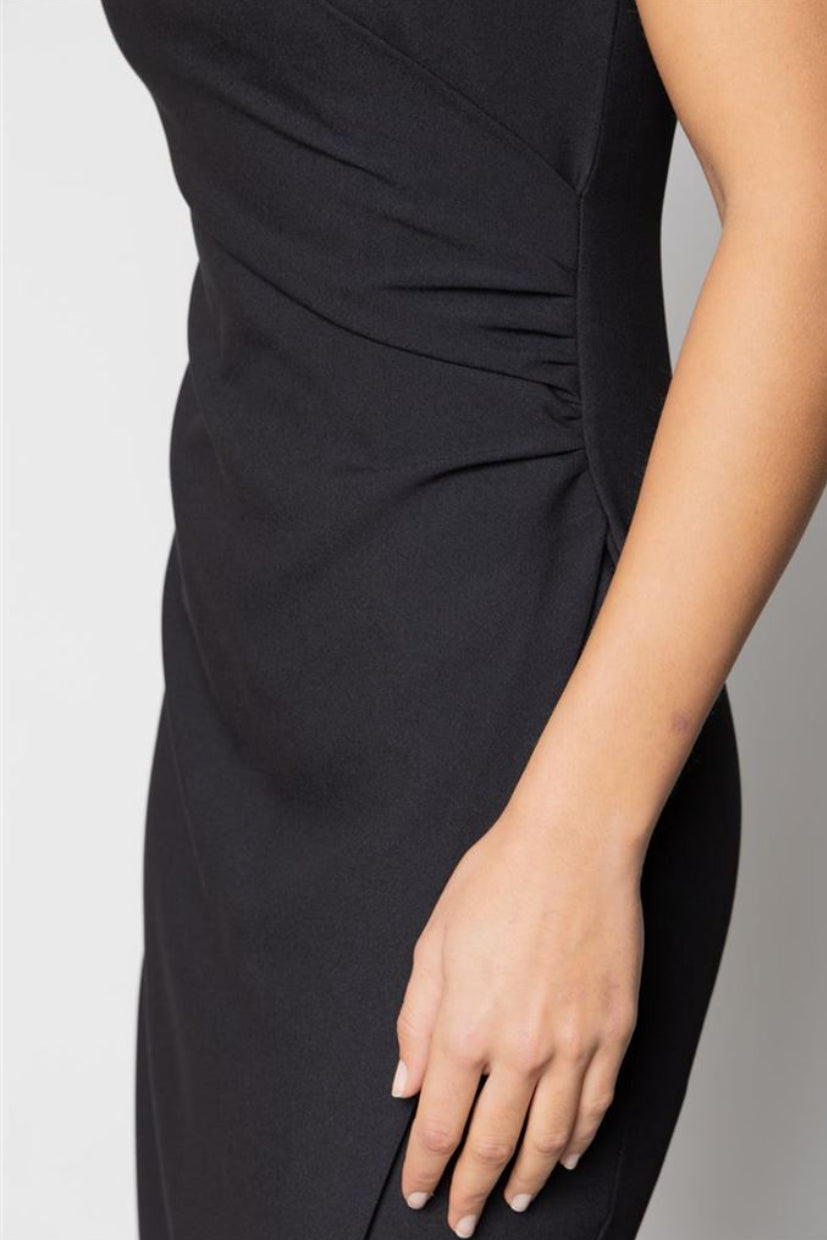 ABITO TUBINO DRAPPEGGI RIETZ002-0001 NERO KAOS