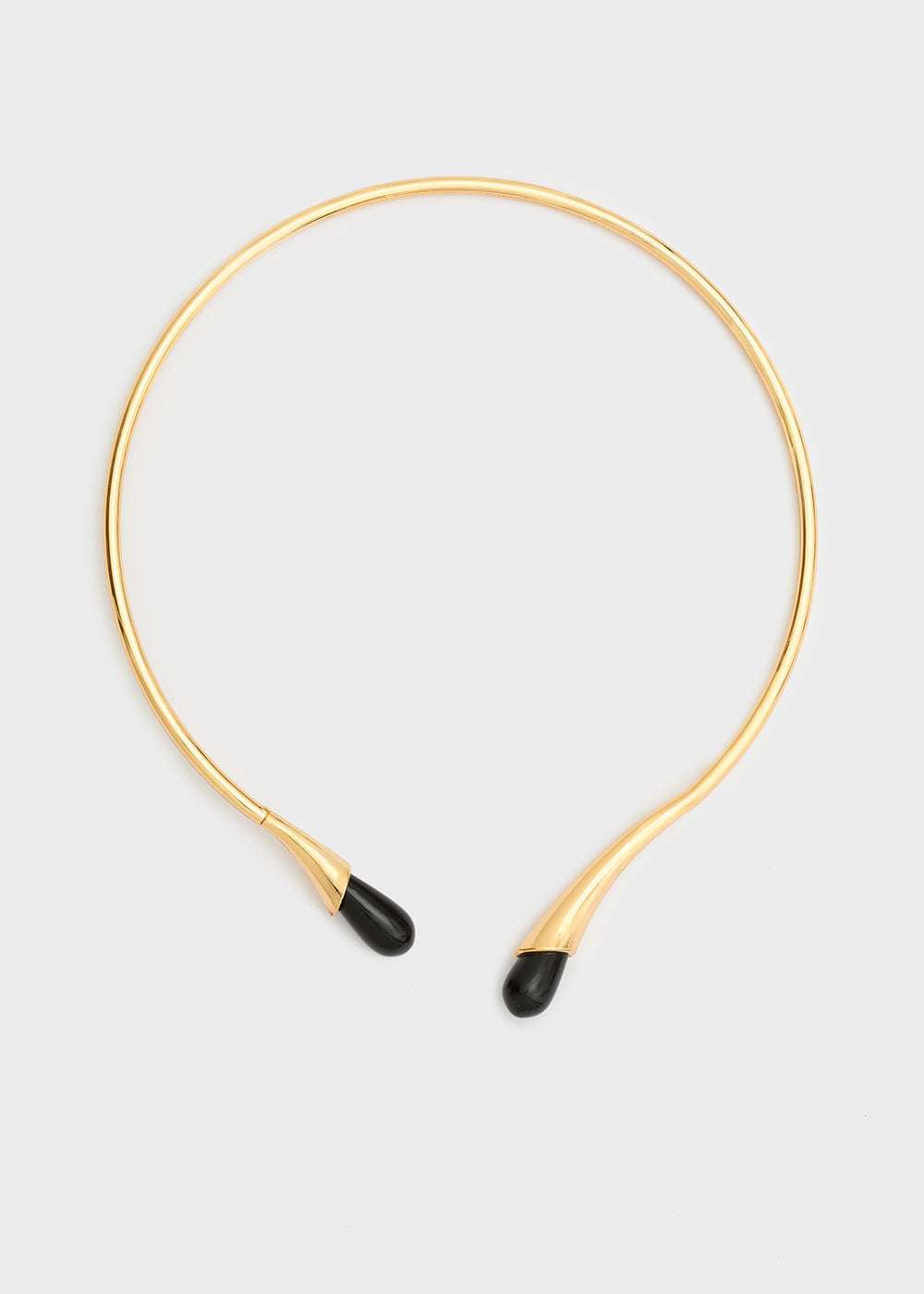 COLLANA RIGIDA IRREGOLARE ORO\NERO NALÍ