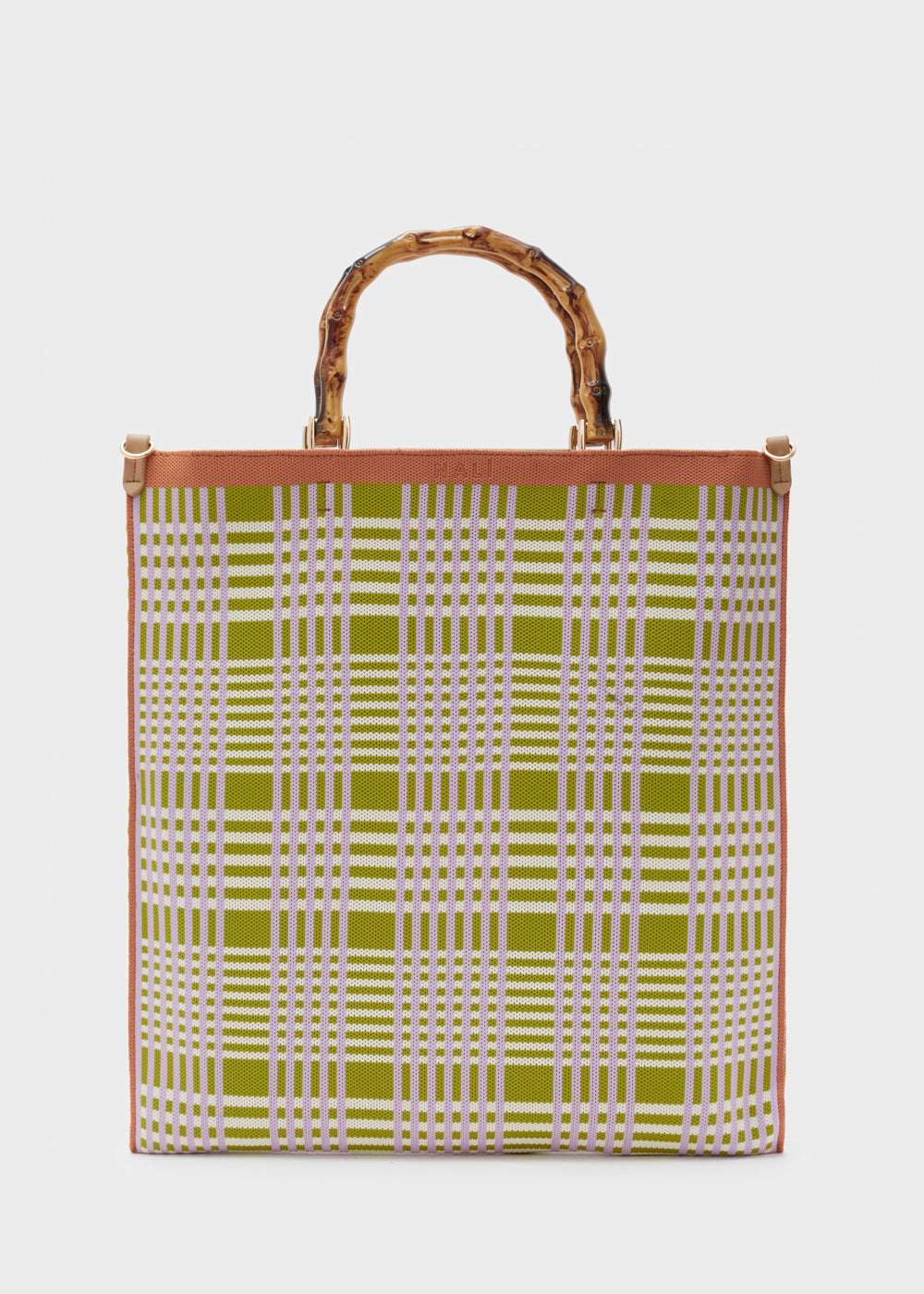 BORSA NICLA TOTE VIOLA E VERDE NALÌ