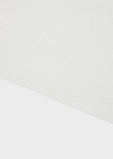 FOULARD MYRA PLISSE' LUREX BIANCO NALÍ