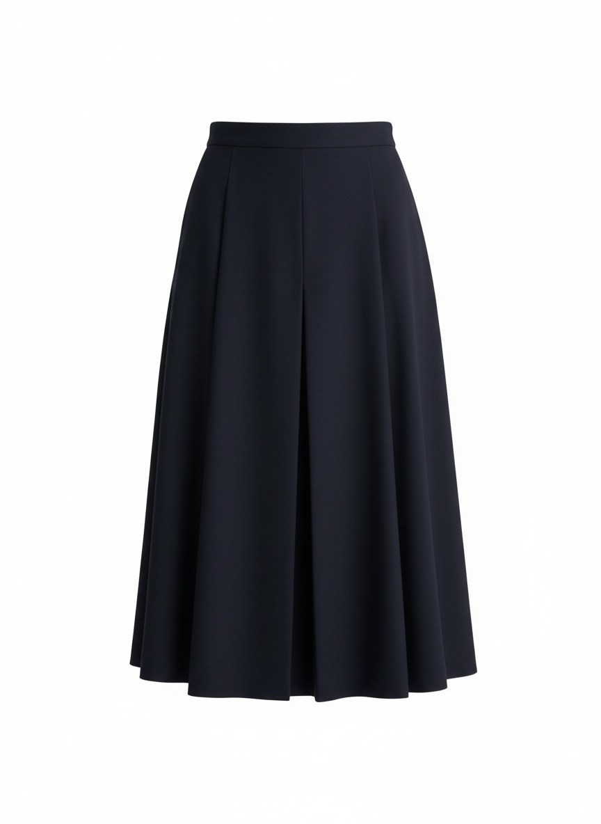 GONNA MIDI PIEGA DAVANTI NAVY 45817-55 YERSE