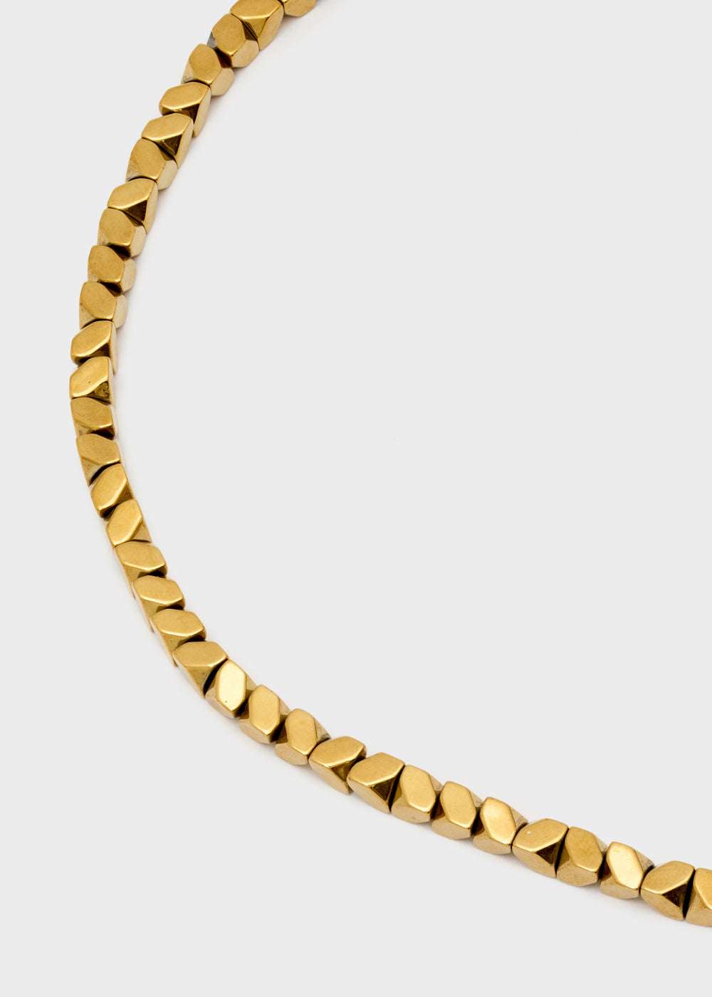 COLLANA MAGLIA DIAGONALE ORO CON PIETRE NALÍ
