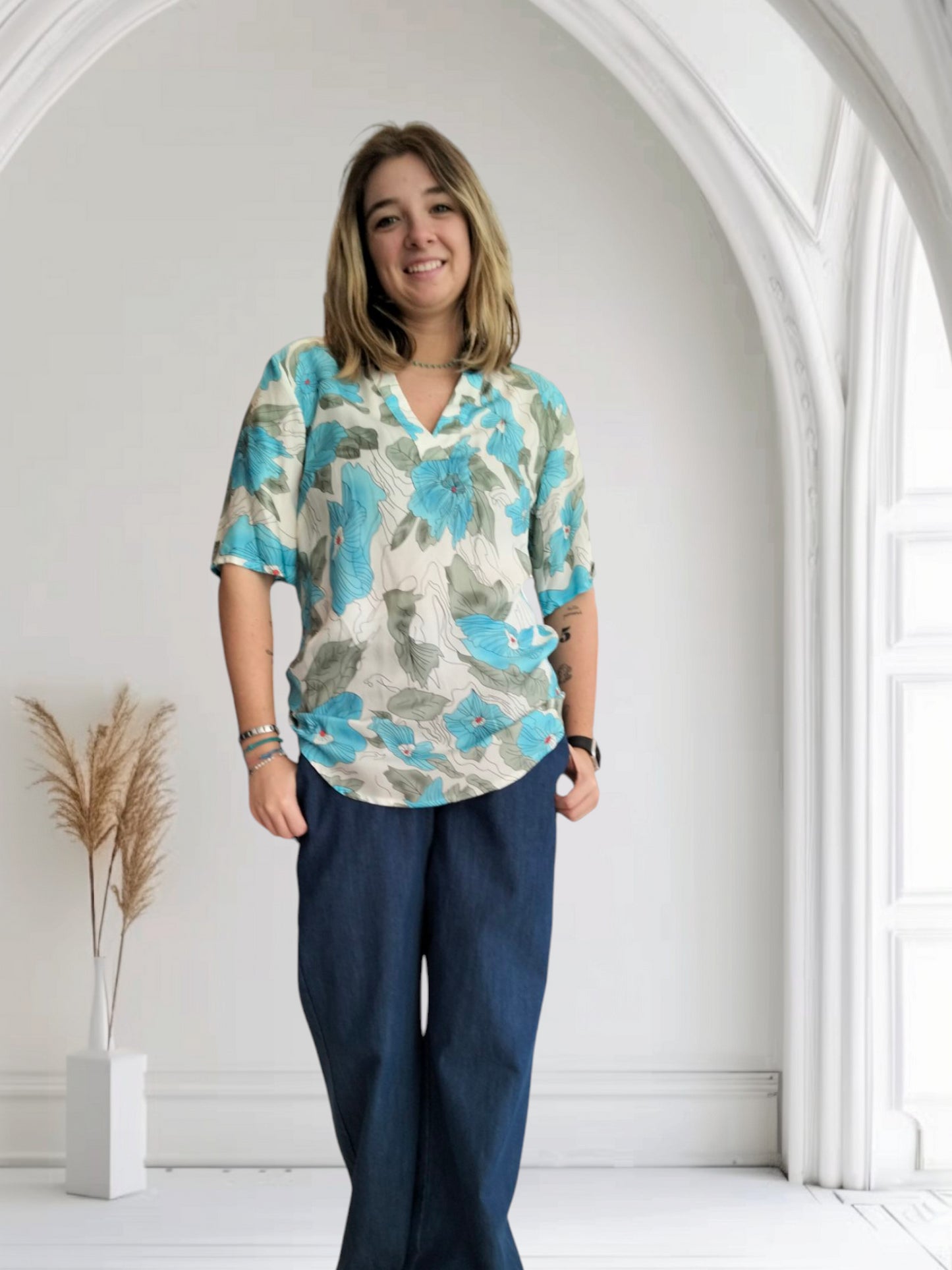 BLUSA FANTASIA FLOREALE WÙSIDE