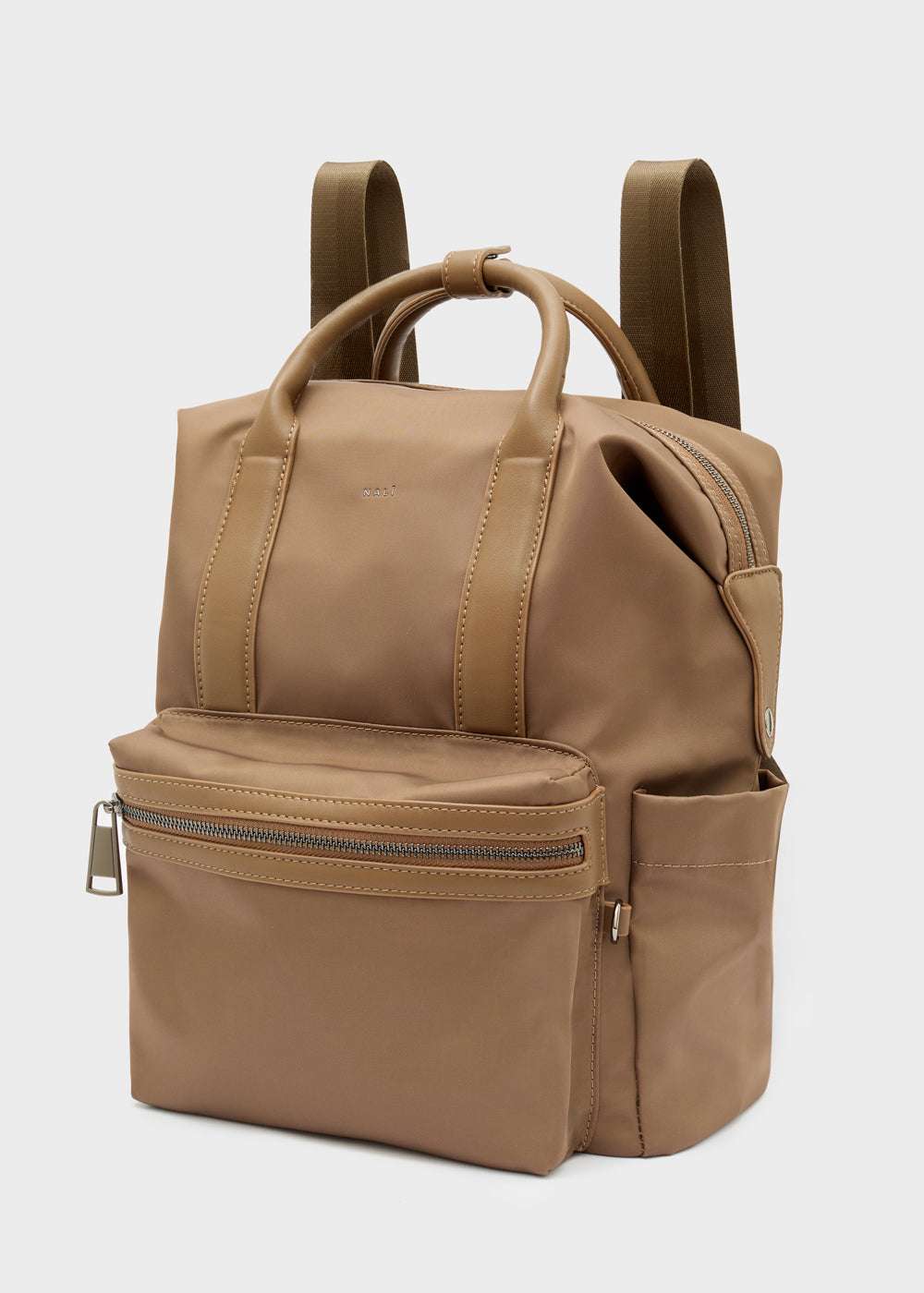 ZAINO KHAILA NEW NYLON MARRONE NALÌ