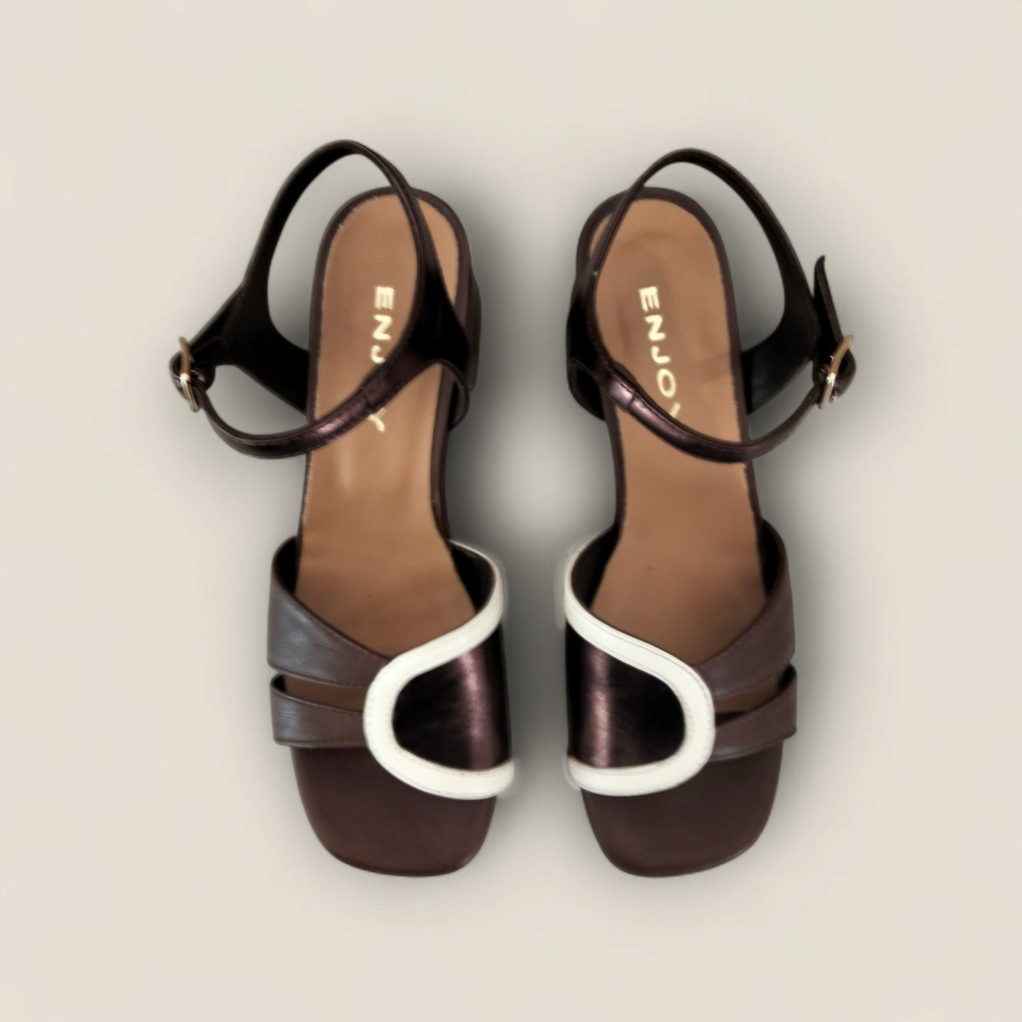 SANDALO BICOLORE PLATFORM ENJOY