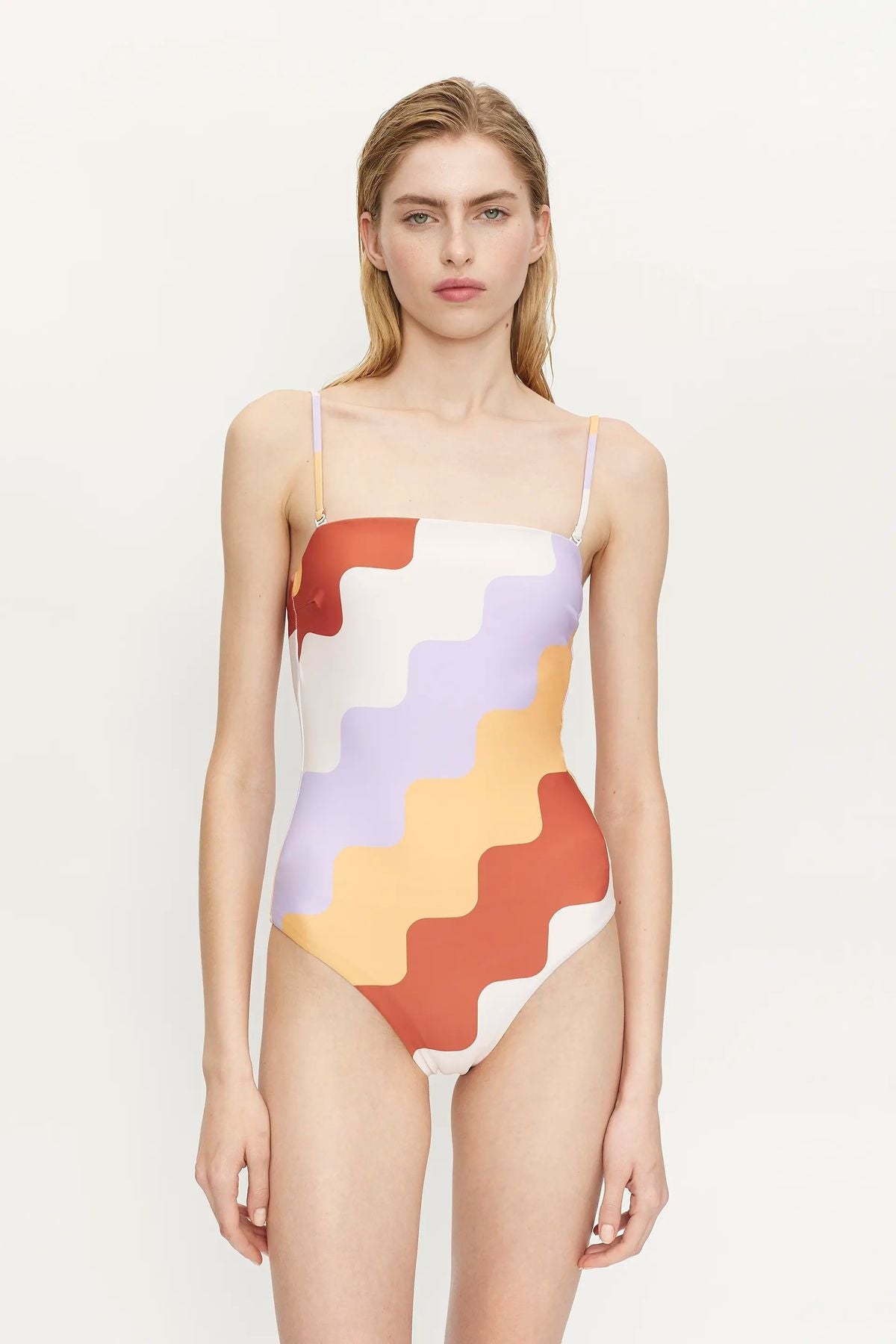 COSTUME DA BAGNO STAMPA ZIG ZAG MULTICOLOR COMPANIA FANTASTICA