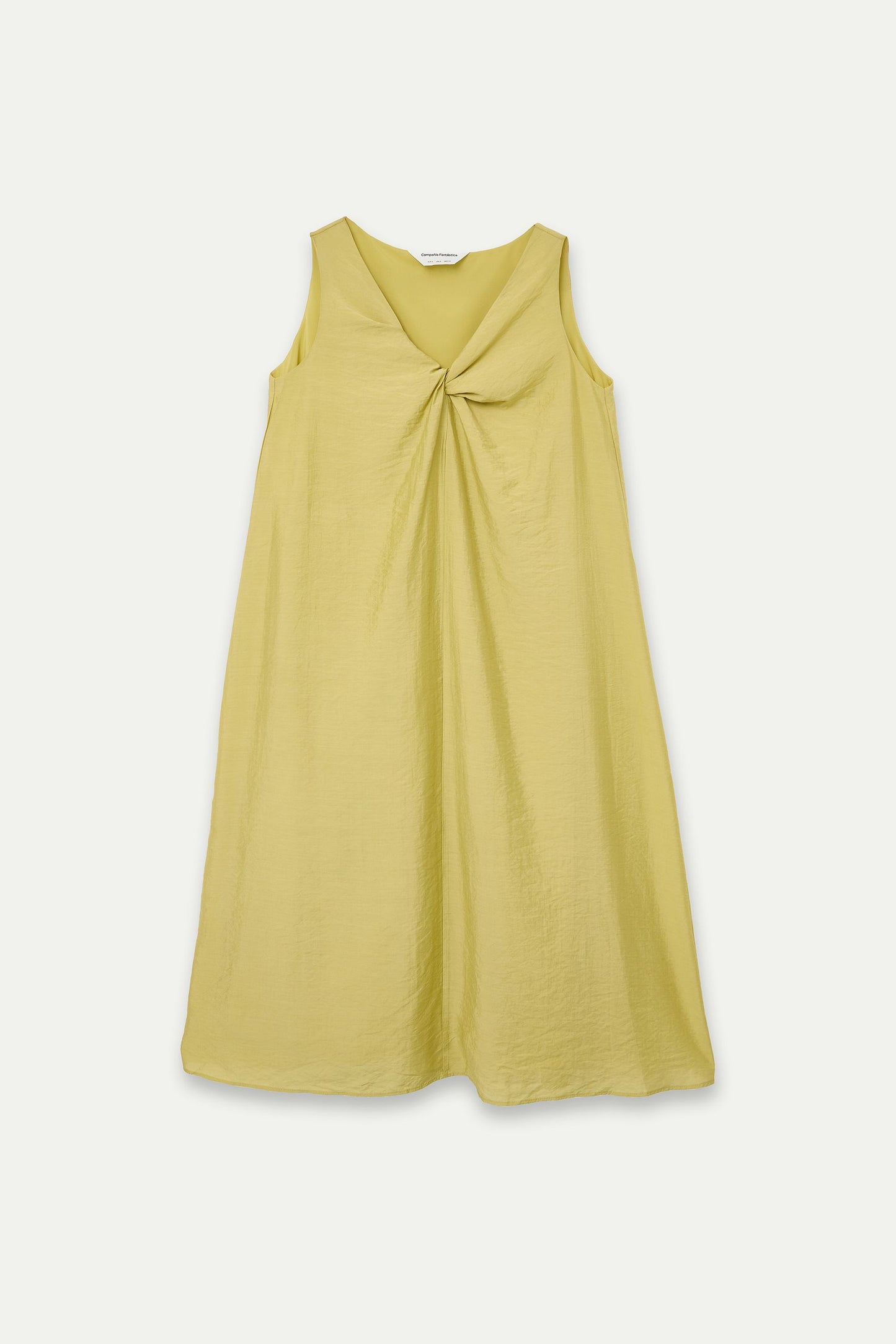 Abito lungo verde con dettaglio annodato COMPANIA FANTASTICA