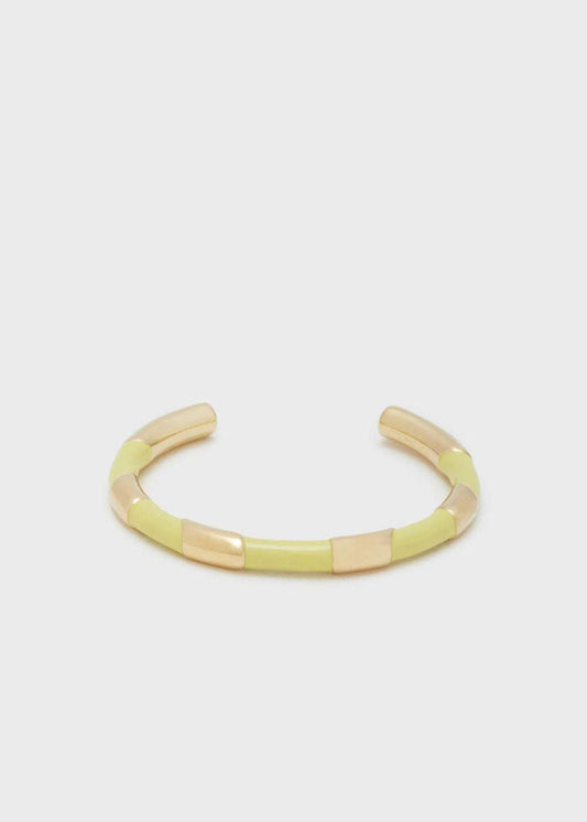 BRACCIALE CANDY ACC.INOS. SMALTATO GIALLO NALÌ