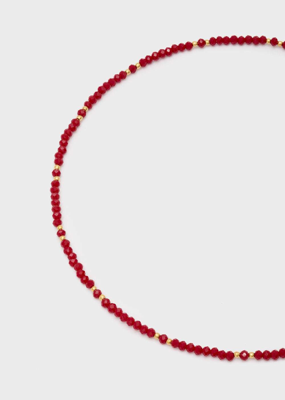 COLLANA MARY PERLINE ROSSO/ORO NALÍ