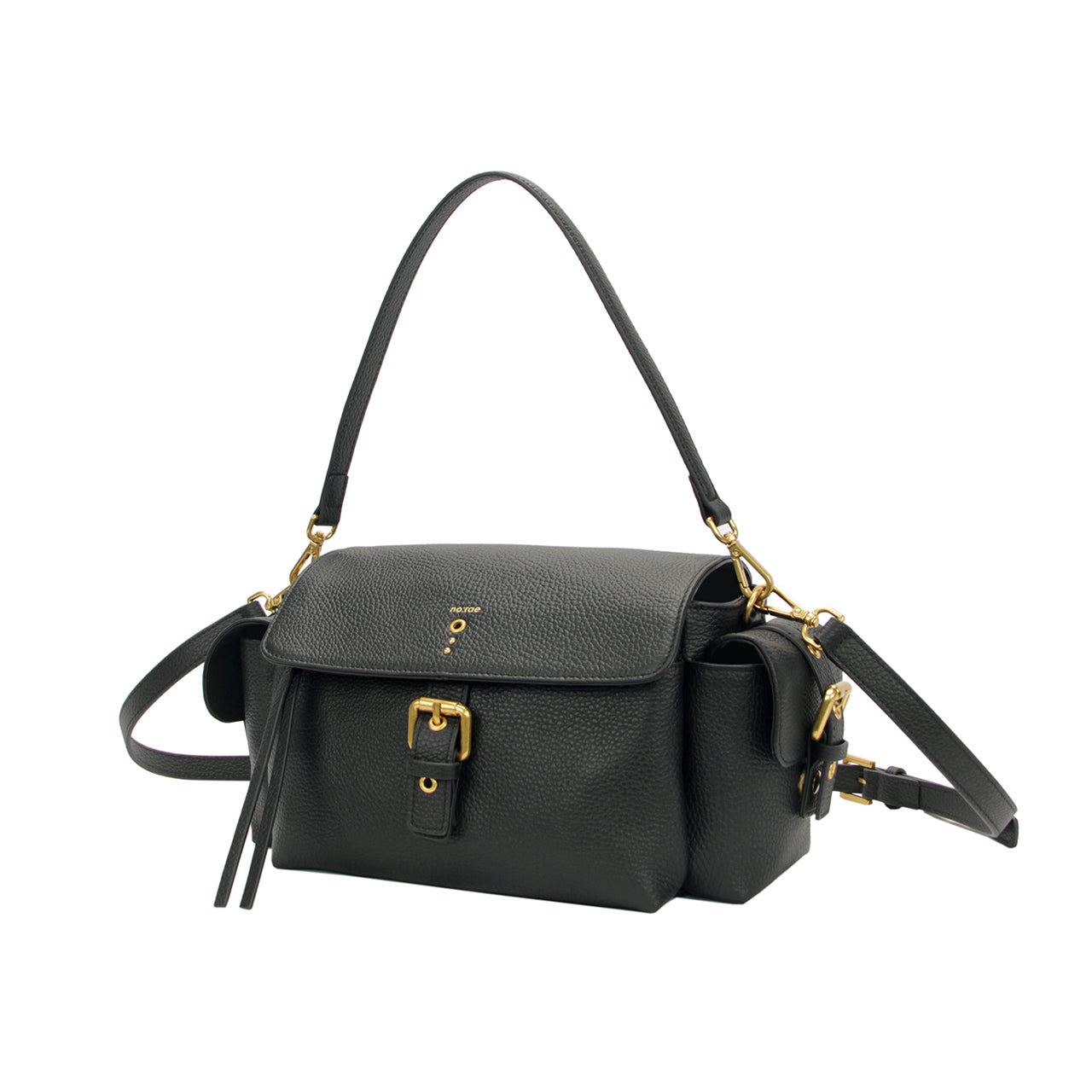 BORSA GALATEA MARTELLATO BLACK NO:RAE