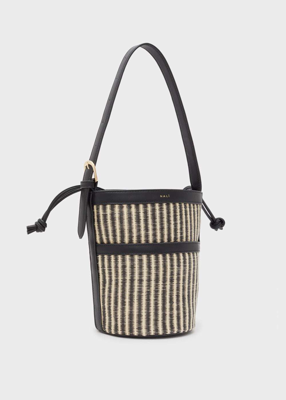 BORSA ROMY PAGLIA NERO NALÌ