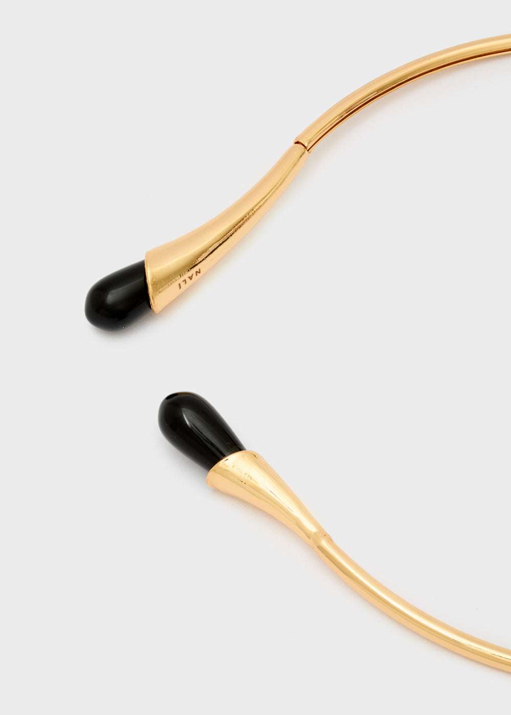 COLLANA RIGIDA IRREGOLARE ORO\NERO NALÍ