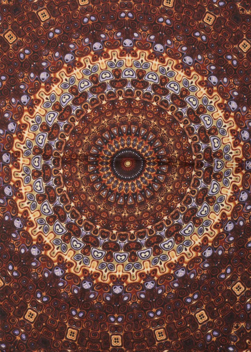 FOULARD ELISA FANTASIA MARRONE NALÍ