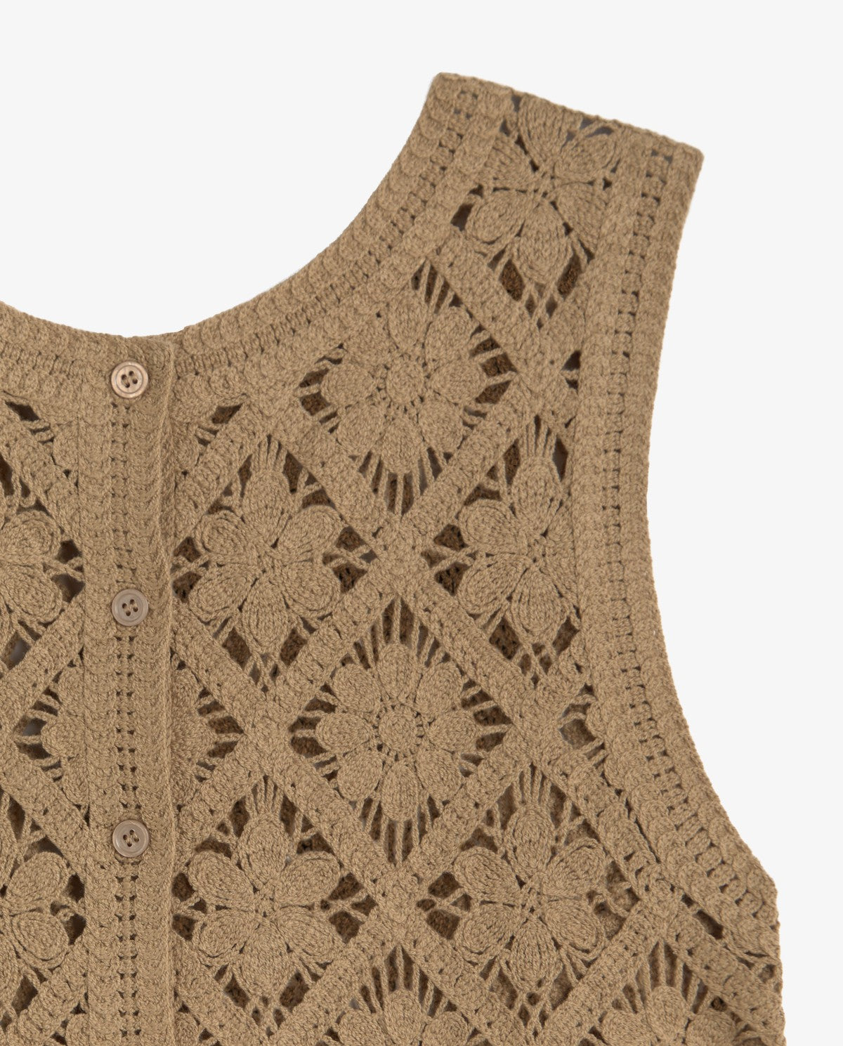 GILET CROCHE COLONIALE YERSE