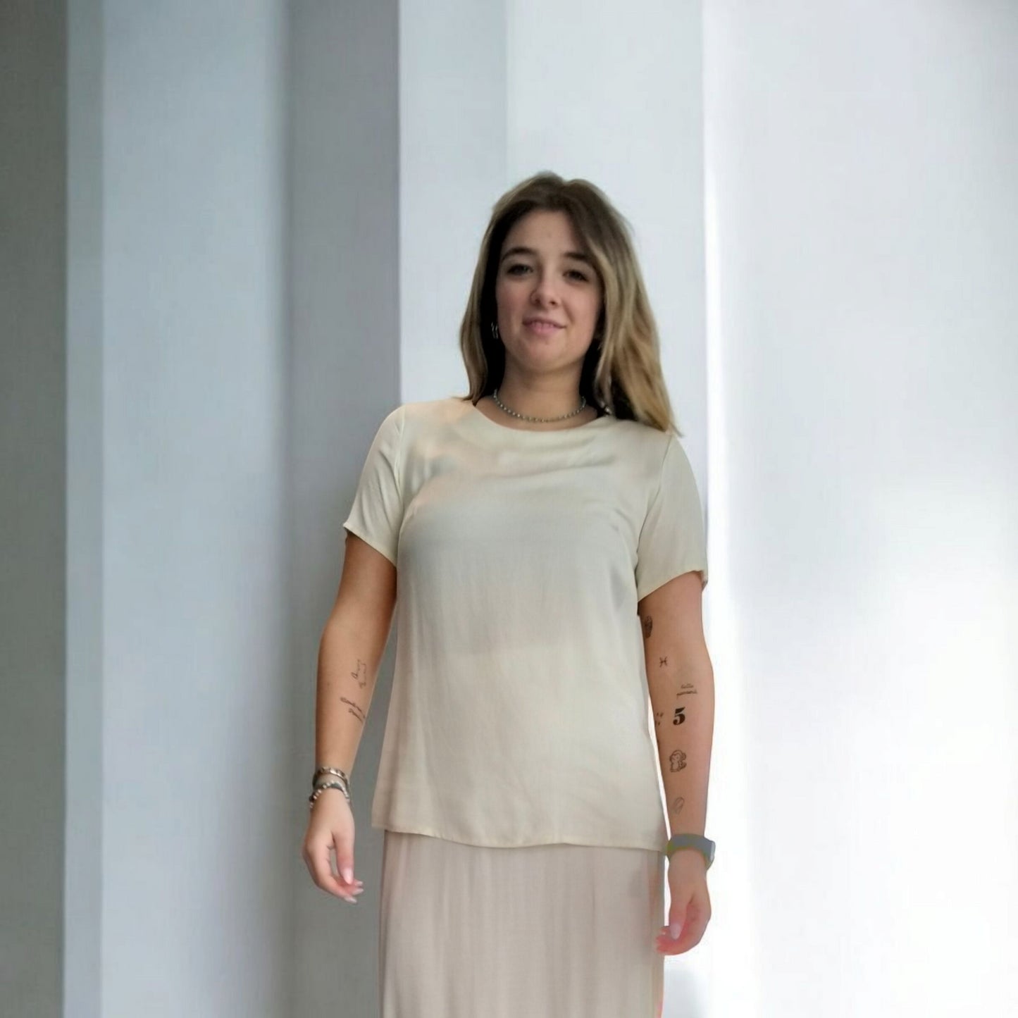 BLUSA TINTA UNITA VISCOSA WÙSIDE