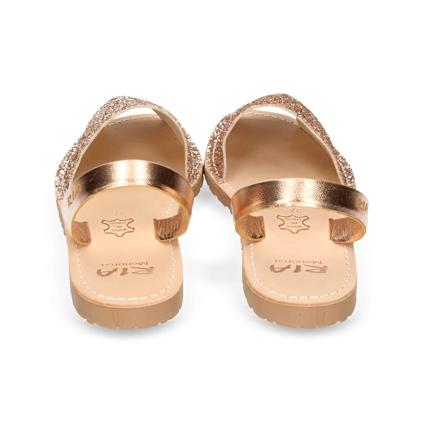 SANDALI MINORCHINI DA DONNA MARBELLA GLITTER PEACH RIA