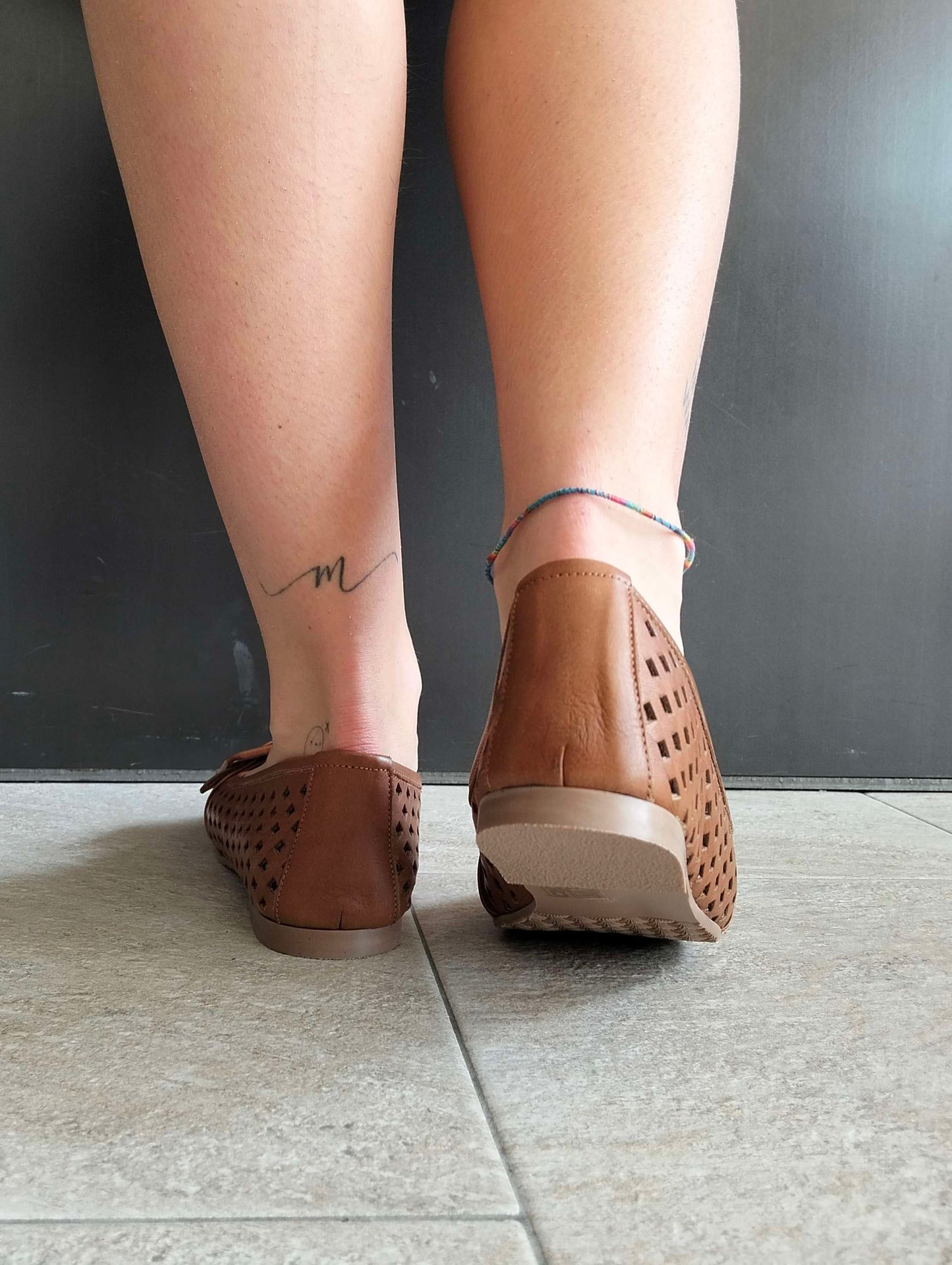 BALLERINA TRAFORATA CON FIBBIA SHADDY