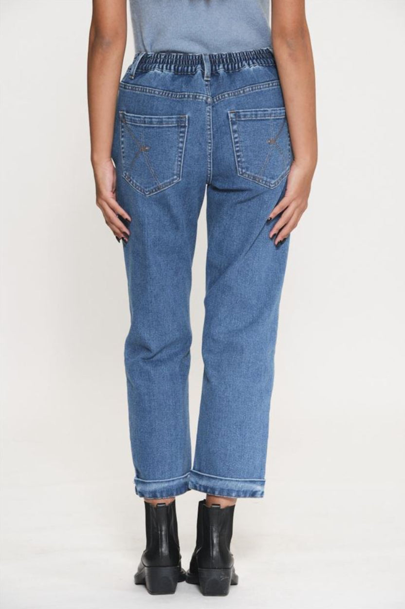 JEANS CROPPET KAOS JEANS