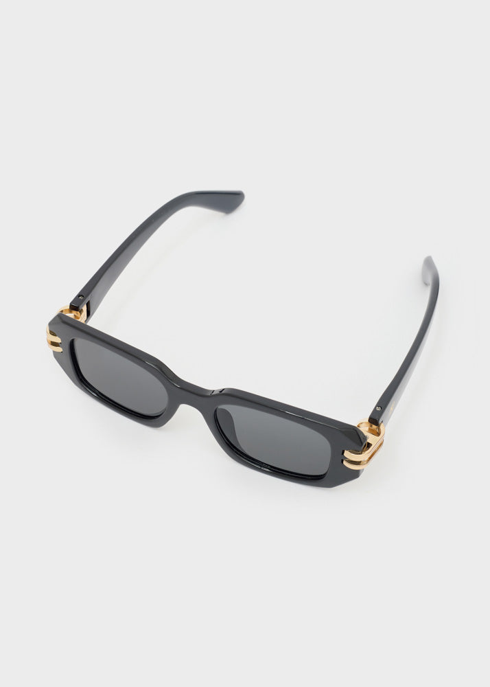 OCCHIALI LARA RETTANGOLARI ORO/NERO NALÍ