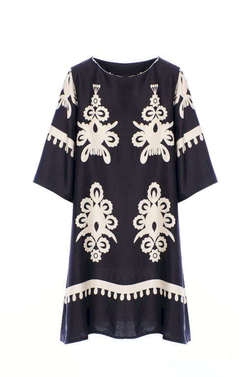 ABITO MEANDER Black ANONYME DESIGNERS