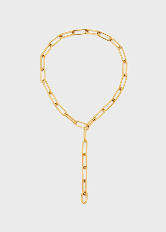 COLLANA CHAIN CORTA ACC.INOS PLAC.ORO18KT NALÌ
