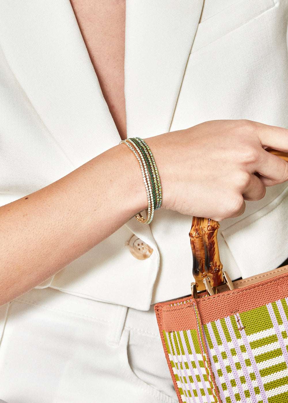 SET BRACCIALI LILY ELASTIC VERDE NALÌ