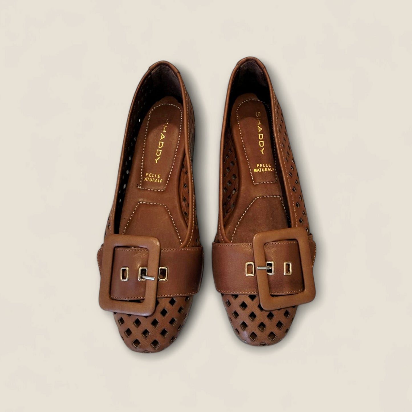BALLERINA TRAFORATA CON FIBBIA SHADDY