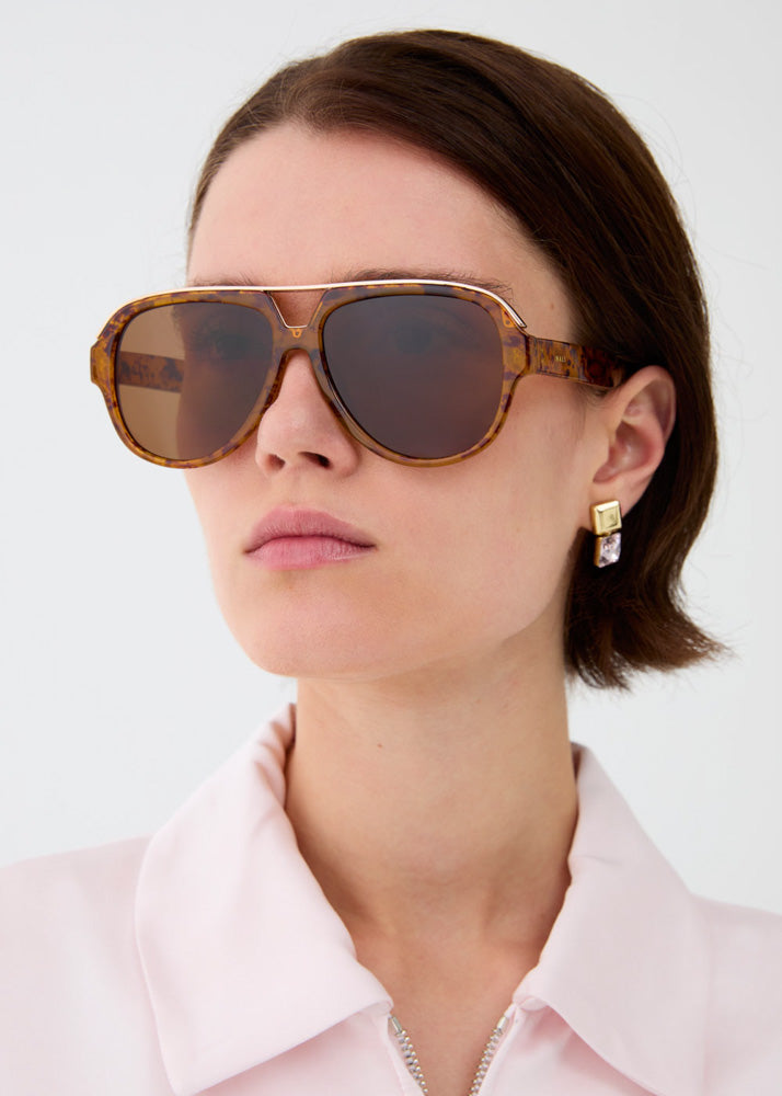 OCCHIALI PARTENOPE JELLY TARTARUGATO MARRONE NALÍ