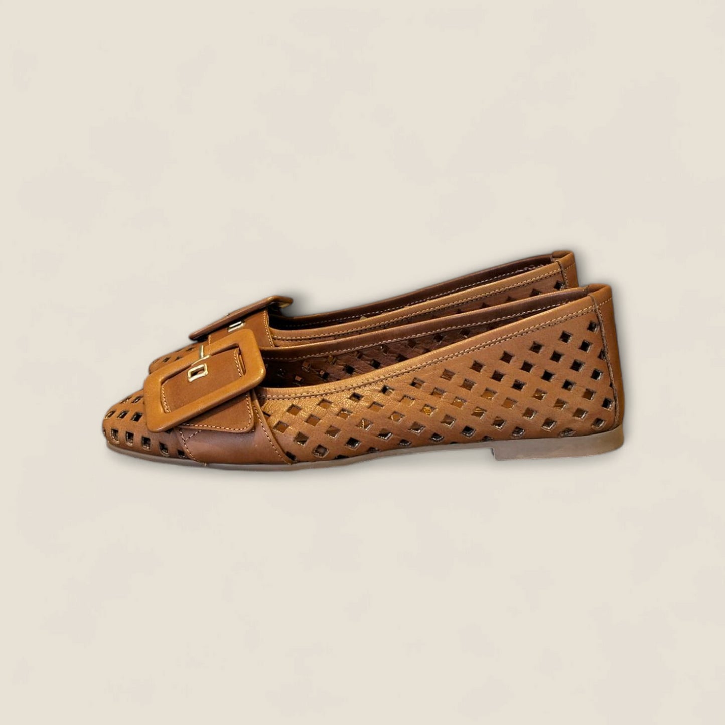 BALLERINA TRAFORATA CON FIBBIA SHADDY