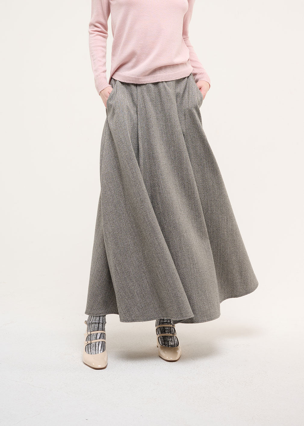 GONNA LUNGA SPIGATA CROCHÈ