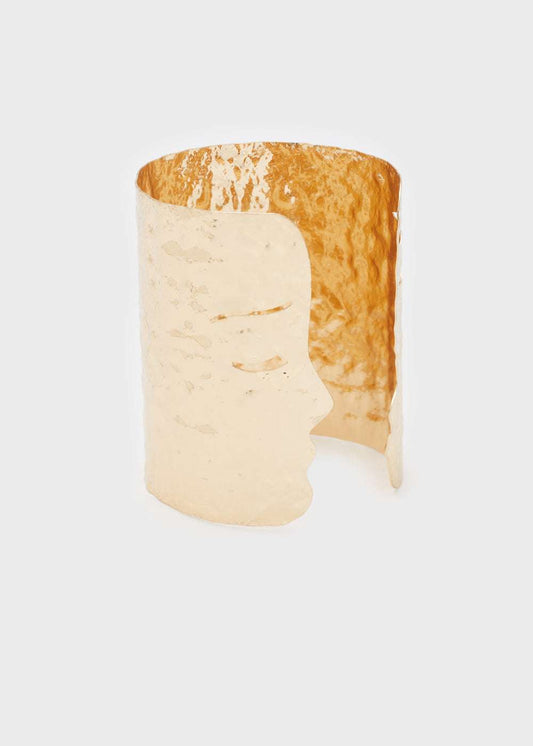 BRACCIALE BANGLE MARTELLATO ORO NALÌ