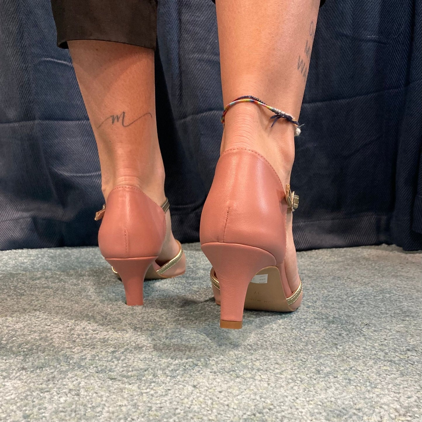 CINTURINO TANGO BICOLORE ROSA MONDI»