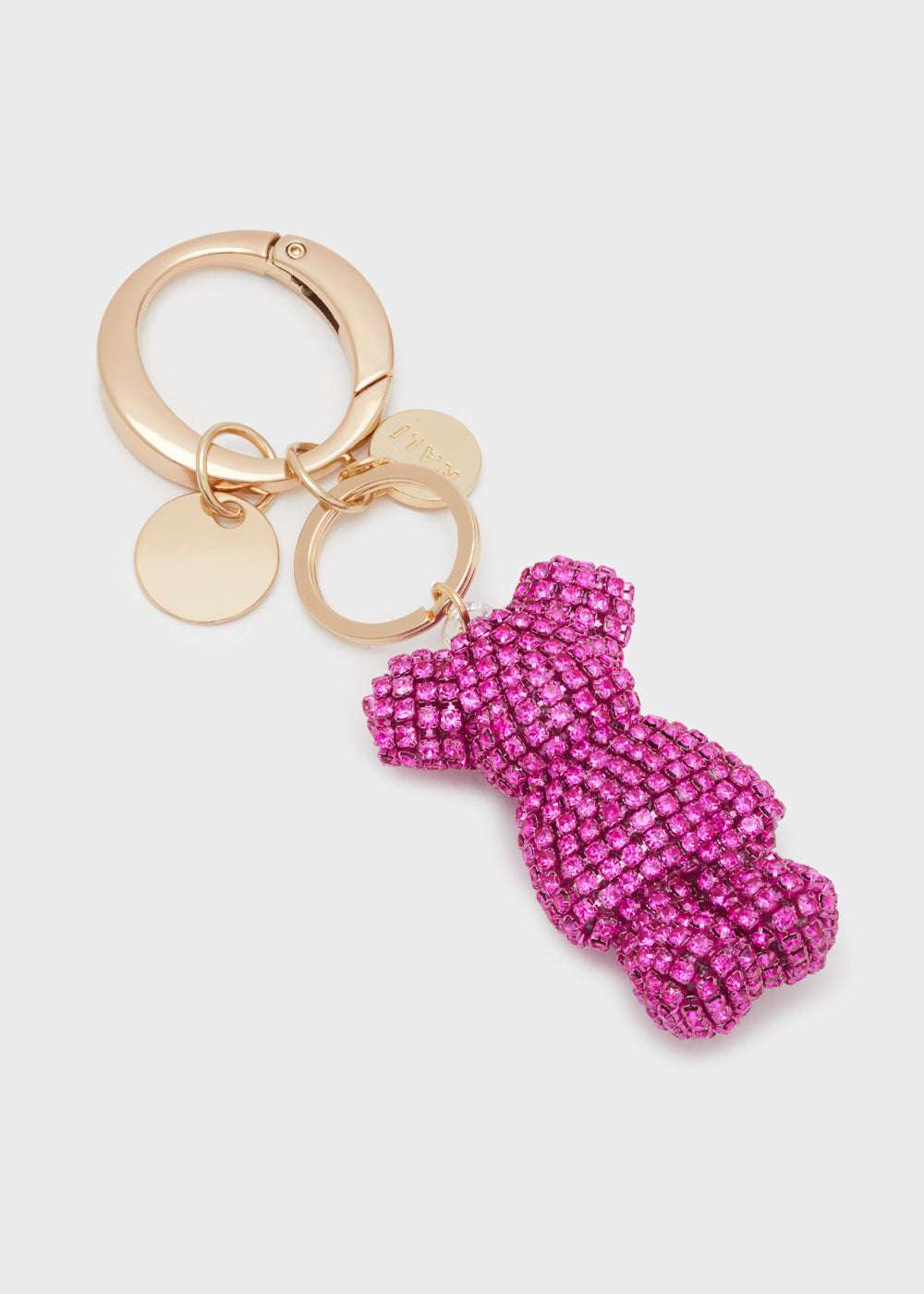 PORTACHIAVI TEDDY PIETRE FUCSIA NALÌ