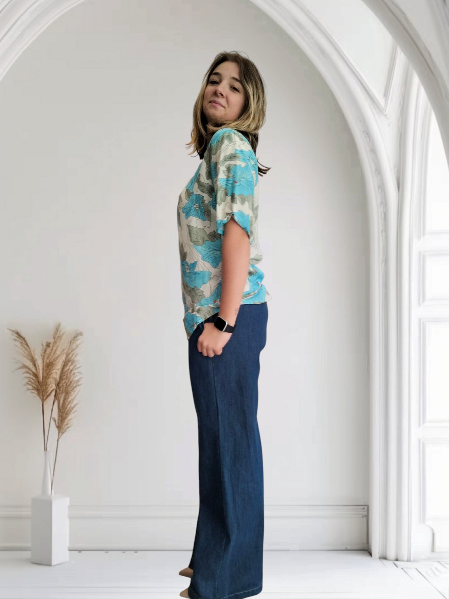 BLUSA FANTASIA FLOREALE WÙSIDE