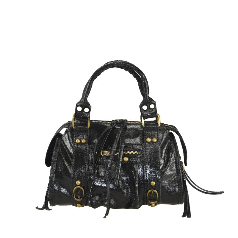 Borsa Bauletto "Rebel Glam" nera SARTORIA REVERBERI
